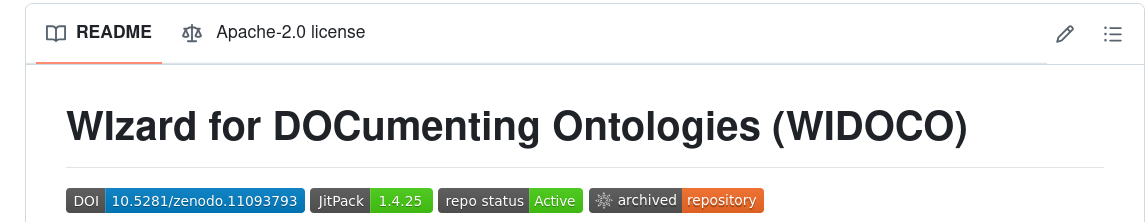 Badge in GitHub repository